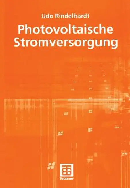Buy Photovoltaische Stromversorgung (English, Udo Rindelhardt) — BookShops.in
