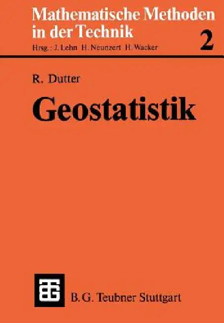 Buy Geostatistik (English, Rudolf Dutter) — BookShops.in