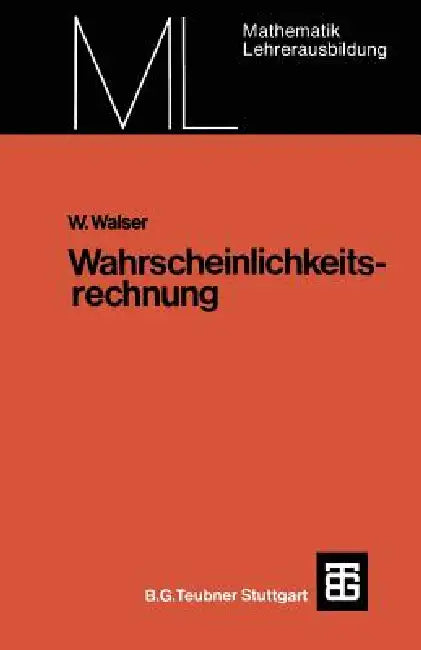 Buy Wahrscheinlichkeitsrechnung (English, Willi Walser) — BookShops.in