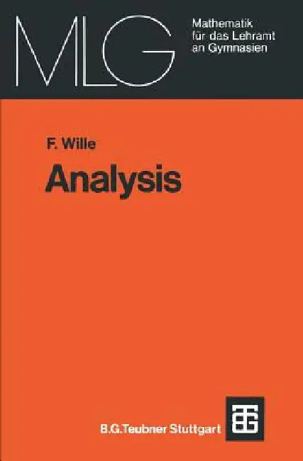 Buy Analysis (English, Friedrich Wille) โ BookShops.in