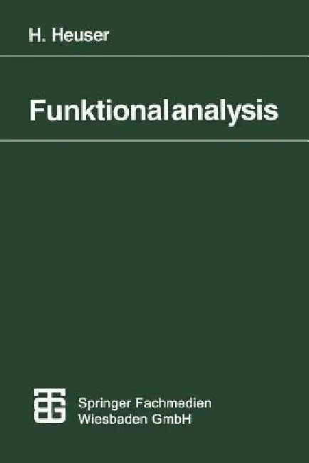Buy Funktionalanalysis (English, Rer Nat Harro Heuser) — BookShops.in