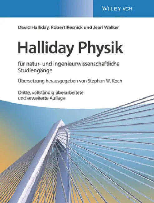 Buy Halliday Physik f r natur- und ingenieurwissenschaftliche Studieng nge (English, David Halliday) — BookShops.in