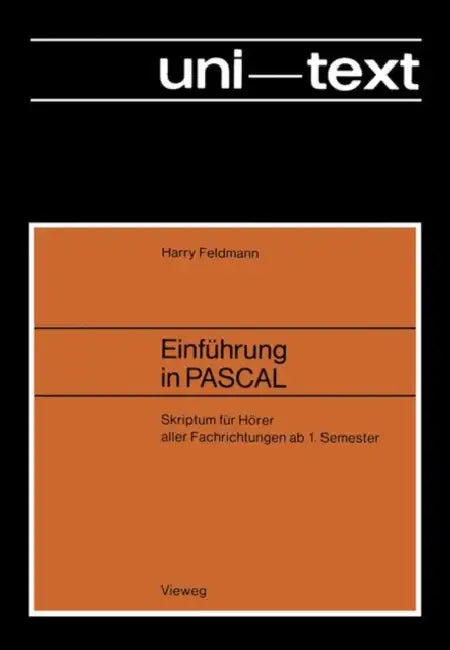 Buy Einführung in Pascal (English, Harry Feldmann) — BookShops.in