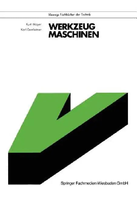Buy Werkzeugmaschinen (English, Kurt Mayer) โ BookShops.in