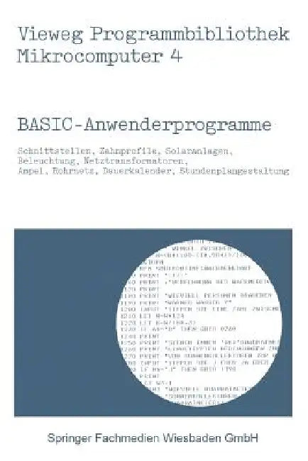 Buy Basic-Anwenderprogramme (English, Peter Frahm | Werner Hürlimann | Helmut Richter) — BookShops.in
