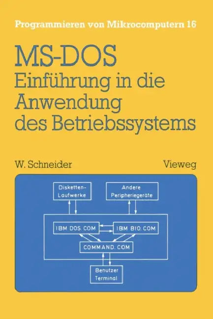 Buy Einführung in Die Anwendung Des Betriebssystems Ms-DOS (English, Wolfgang Schneider) — BookShops.in