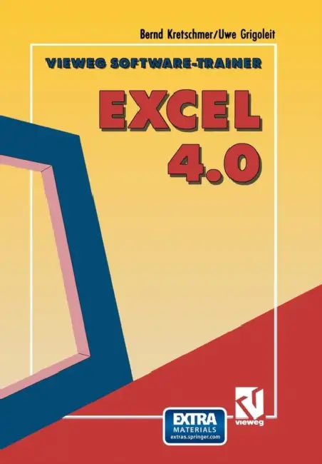 Buy Vieweg Software-Trainer Excel 4.0 by Kretschmer Bernd | Hardcover | 1992 | German Edition | Bookshops.in — BookShops.in