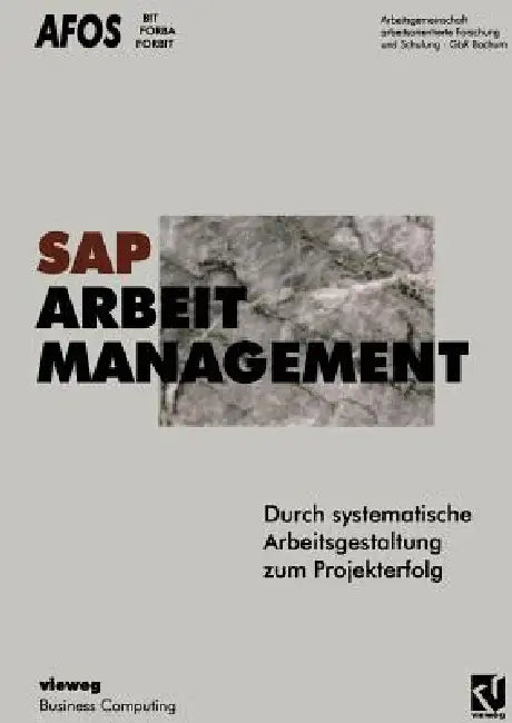 Buy Sap, Arbeit, Management (English, Afos) — BookShops.in