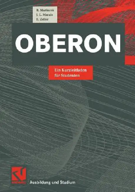 Buy Oberon (English, B. Marincek | J. L. Marais | E. Zeller) — BookShops.in