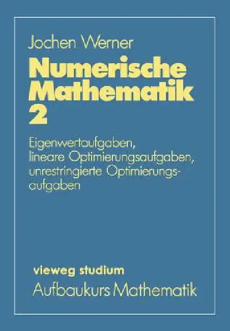 Buy Numerische Mathematik (English, Jochen Werner) — BookShops.in