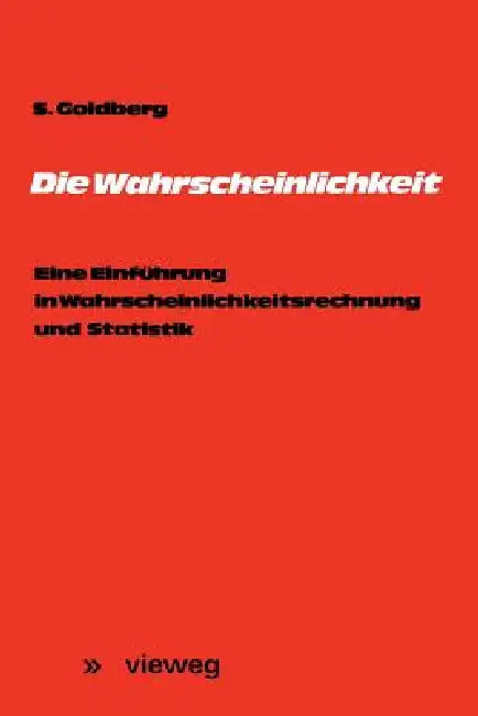 Buy Die Wahrscheinlichkeit (English, Samuel Goldberg) — BookShops.in
