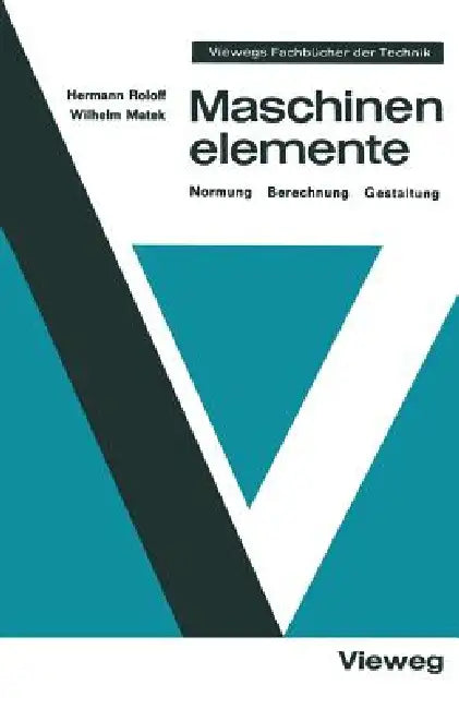 Buy Maschinenelemente (English, Hermann Roloff) — BookShops.in
