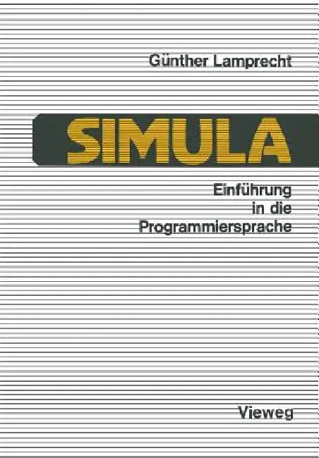 Buy Einführung in Die Programmiersprache Simula (English, Günther Lamprecht) — BookShops.in