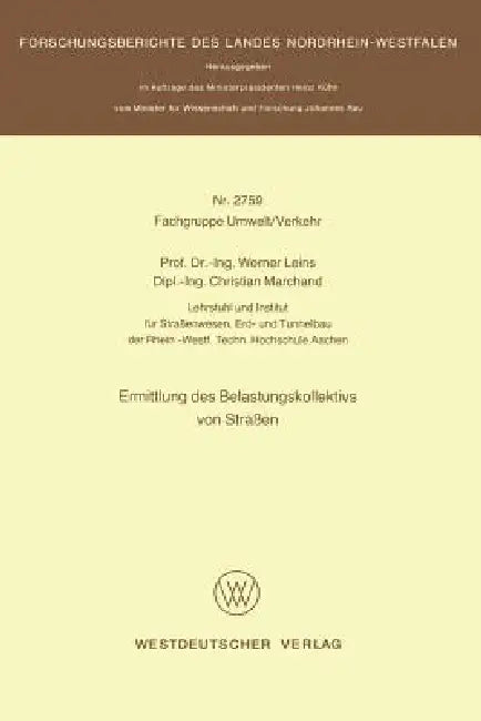 Buy Ermittlung Des Belastungskollektivs Von Straßen (English, Werner Leins) — BookShops.in