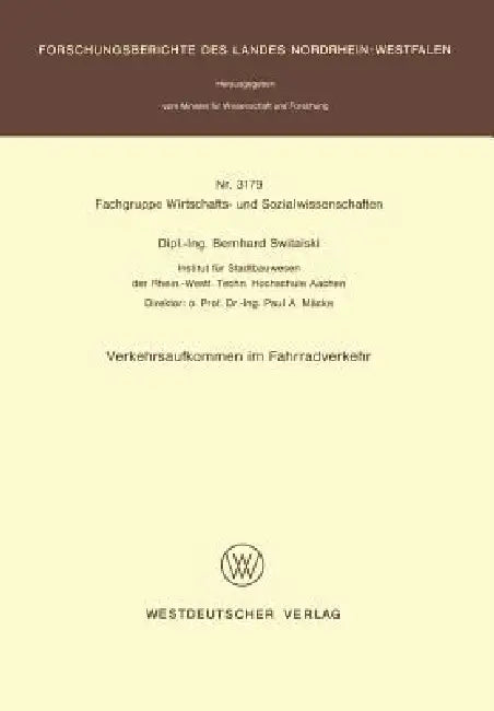 Buy Verkehrsaufkommen Im Fahrradverkehr (English, Bernhard Switaiski) — BookShops.in