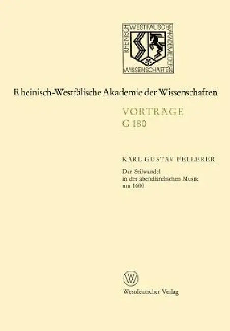Buy Geisteswissenschaften (English, Karl Gustav Fellerer) — BookShops.in