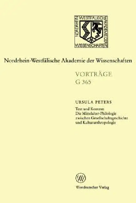 Buy Text Und Kontext (English, Ursula Peters) β BookShops.in