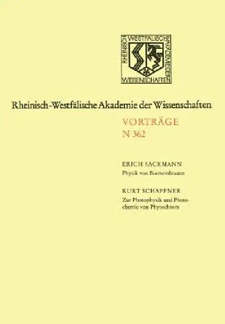 Buy Biomembranen (English, Erich Sackmann) — BookShops.in
