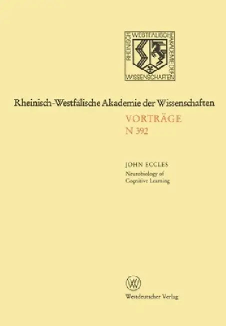 Buy Neurobiology of Cognitive Learning (English, John C. Eccles) — BookShops.in