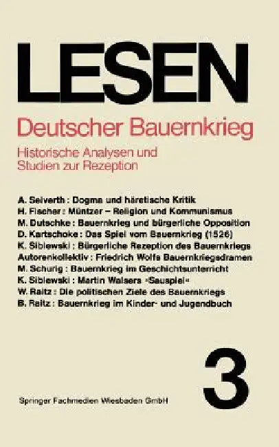 Buy Deutscher Bauernkrieg (English, Prof Dr Walter Raitz) — BookShops.in