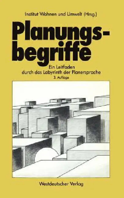 Buy Planungsbegriffe (English, Inst Wohnen Und Umwelt) — BookShops.in