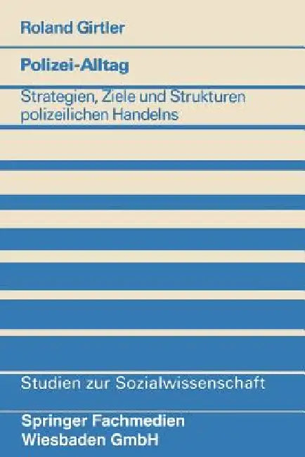 Buy Polizei-Alltag (English, Roland Girtler) — BookShops.in