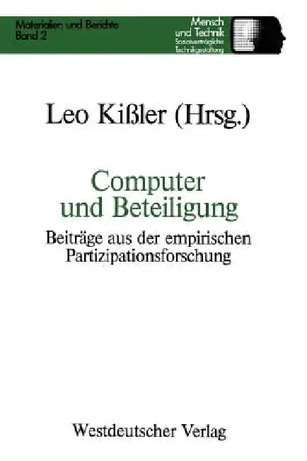 Buy Computer Und Beteiligung | by Leo Kissler | Vs Verlag Fur So — BookShops.in