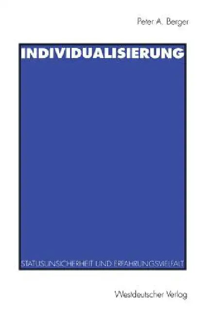 Buy Individualisierung (English, Peter A. Berger) — BookShops.in