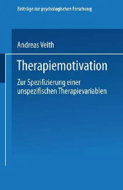 Buy Therapiemotivation (English, Andreas Veith) — BookShops.in