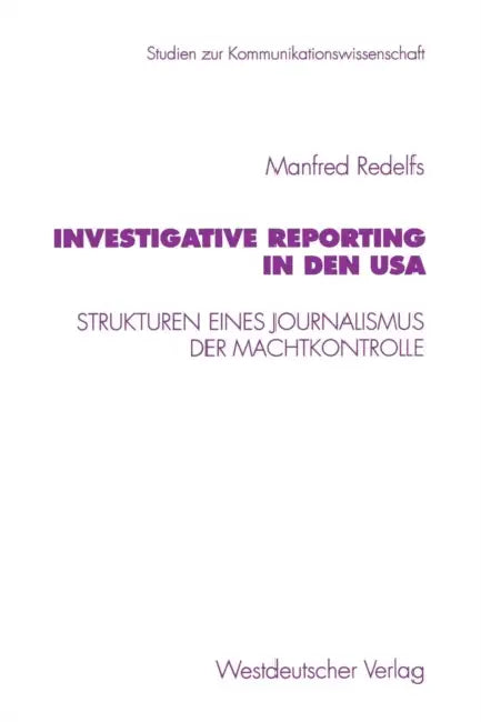 Buy Investigative Reporting in Denglish USA (English, Manfred Redelfs) — BookShops.in