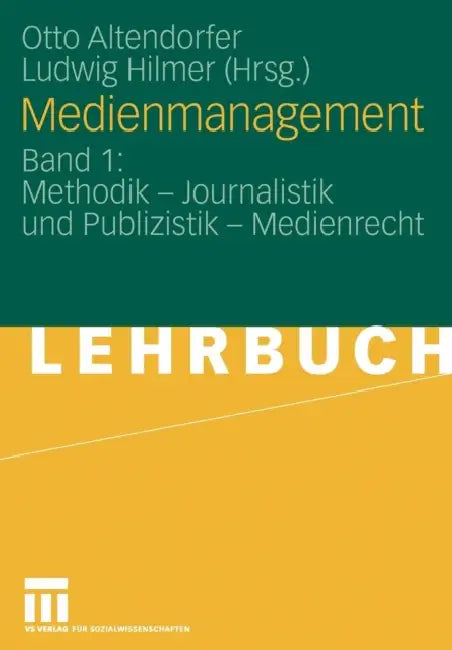 Buy Medienmanagement (English, Otto Altendorfer | Ludwig Hilmer) — BookShops.in