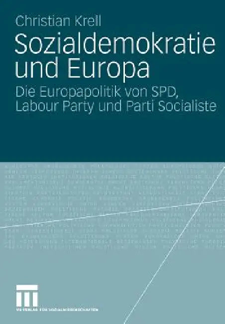 Buy Sozialdemokratie Und Europa (English, Christian Krell) β BookShops.in