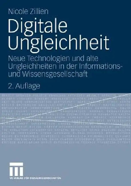 Buy Digitale Ungleichheit (English, Nicole Zillien) — BookShops.in