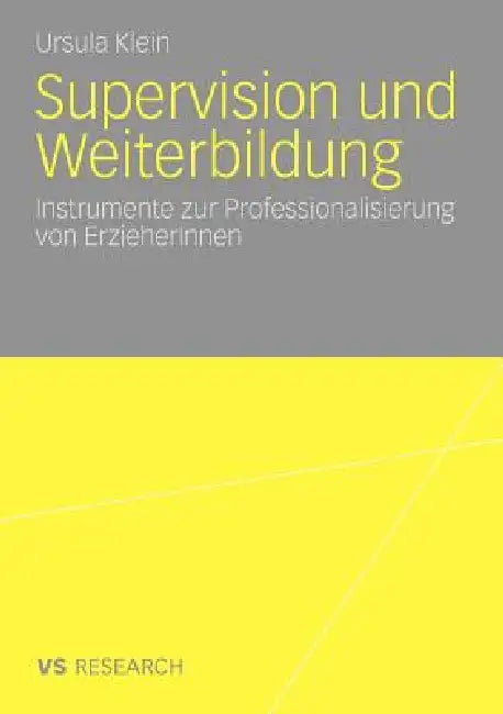 Buy Supervision Und Weiterbildung (English, Ursula Klein) — BookShops.in