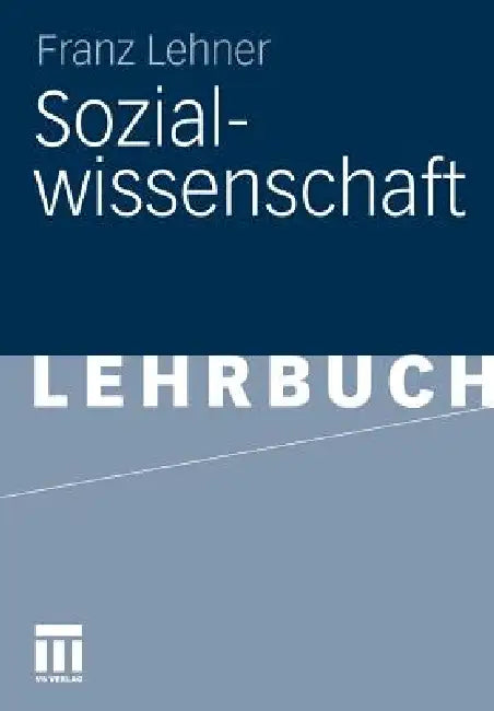 Buy Sozialwissenschaft (English, Franz Lehner) — BookShops.in