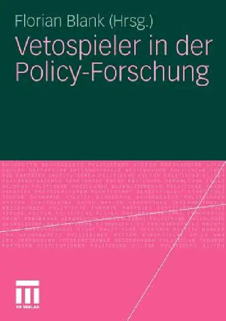 Buy Vetospieler in Der Policy-Forschung (English, Florian Blank) β BookShops.in