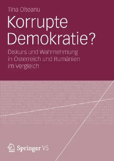 Buy Korrupte Demokratie? (English, Tina Olteanu) — BookShops.in