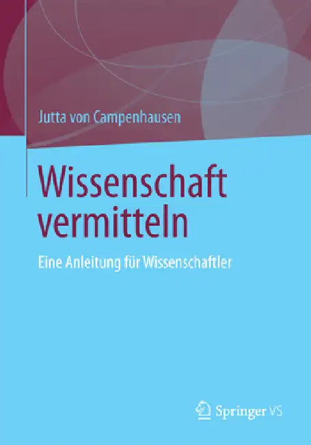 Buy Wissenschaft Vermitteln (English, Jutta Campenhausen) — BookShops.in