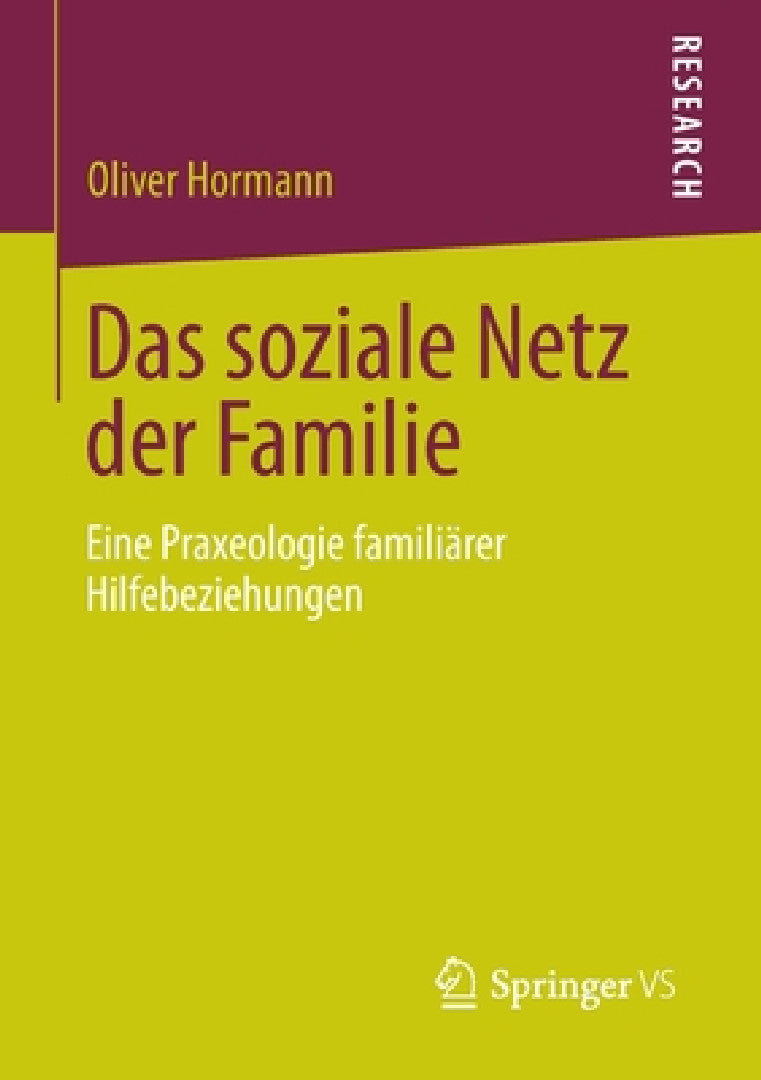 Buy Das Soziale Netz Der Familie (English, Oliver Hormann) — BookShops.in