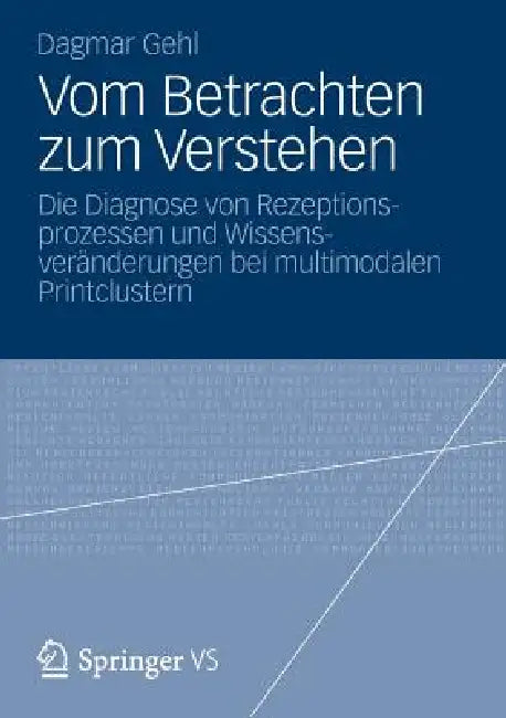 Buy Vom Betrachten Zum Verstehen (English, Dagmar Gehl) — BookShops.in