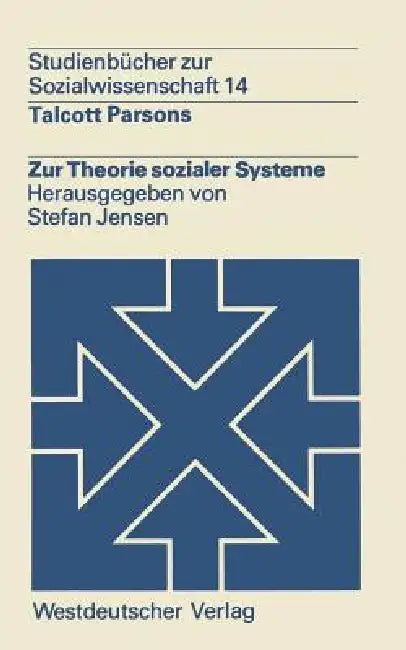 Buy Zur Theorie Sozialer Systeme (English, Talcott Parsons) — BookShops.in