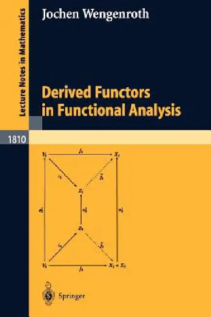 Buy Derived Functors in Functional Analysis (English, Jochen Wengenroth) — BookShops.in
