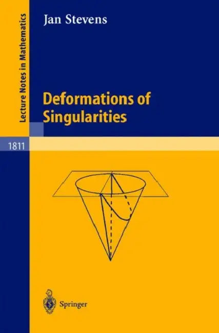 Buy Deformations of Singularities (English, Jan Stevens) โ BookShops.in