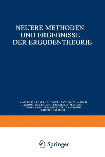 Buy Neuere Methoden Und Ergebnisse Der Ergodentheorie (English, Konrad Jacobs) — BookShops.in
