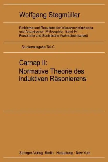 Buy Carnap II (English, Wolfgang Stegmüller) — BookShops.in