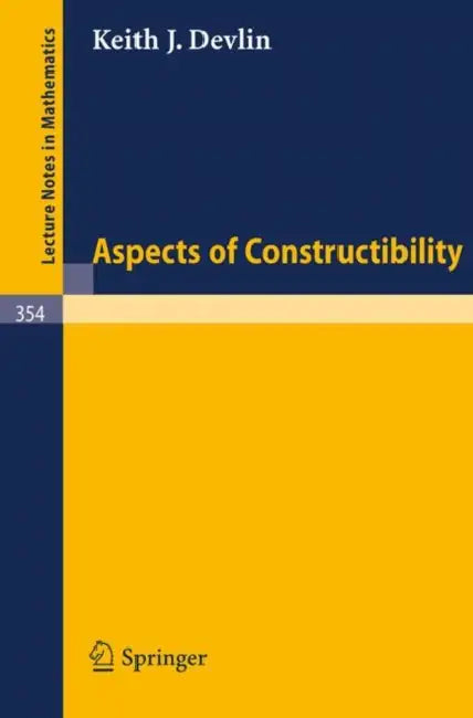 Buy Aspects of Constructibility (English, K. J. Devlin) — BookShops.in