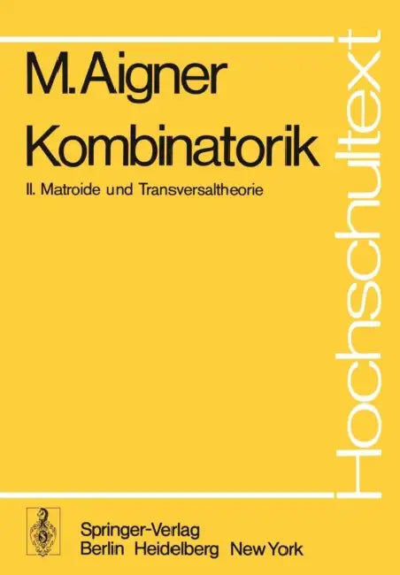 Buy Kombinatorik (English, Martin Aigner) β BookShops.in