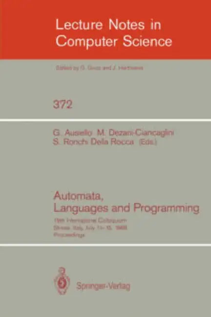 Buy Automata, Languages and Programming (English, G. Ausiello | C. Böhm) — BookShops.in