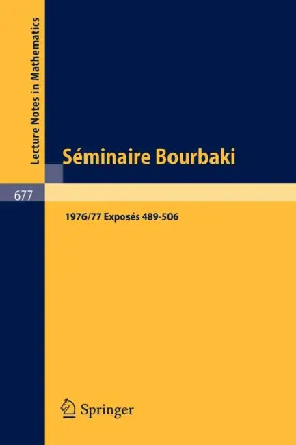Buy Séminaire Bourbaki (English, N. Bourbaki) — BookShops.in