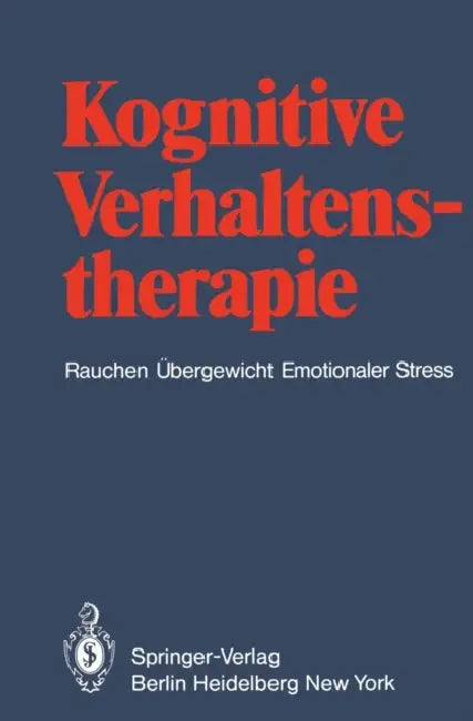 Buy Kognitive Verhaltenstherapie (English, R. Grossarth-Maticek) — BookShops.in